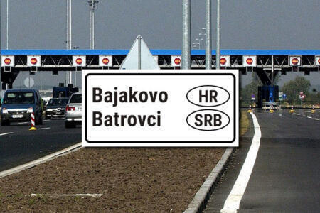 Grenzübergang Kroatien-Serbien Bajakovo - Batrovci