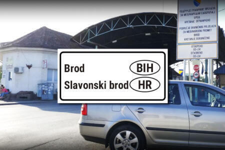 Der Grenzübergang wäre das kroatische Slavonski Brod