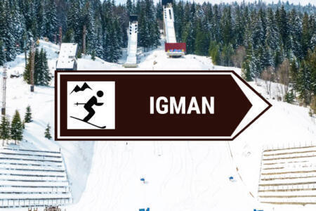 Igman Kamera-Skifahrer