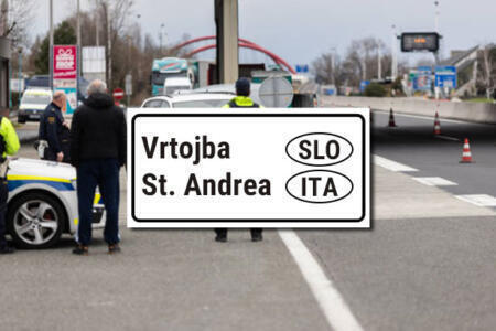 border crossing Slovenia Italy Vrtojba