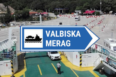 Valbiska Merag ferry