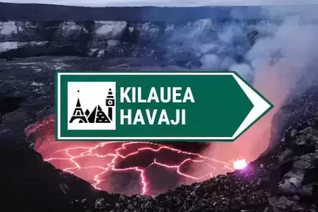 kamera Kilauea vulkan havaji