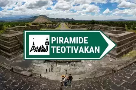 Kamera Pyramiden von Teotihuacan Mexiko