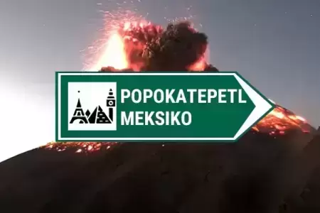 Kamera Popocatepetl Mexiko