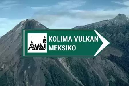 kamera Vulkan kolima meksiko