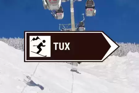 skijalista kamere Tux Austrija