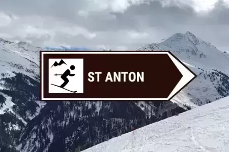 skijalista kamere St anton Austrija